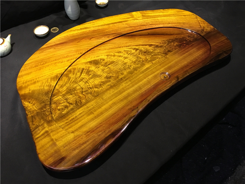 92-56-5.5金絲楠木茶盤
