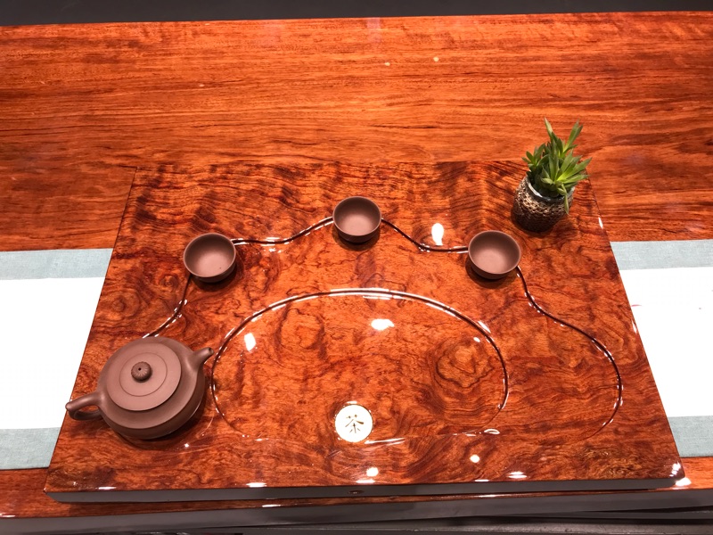 巴花實木茶盤64*43*5.5