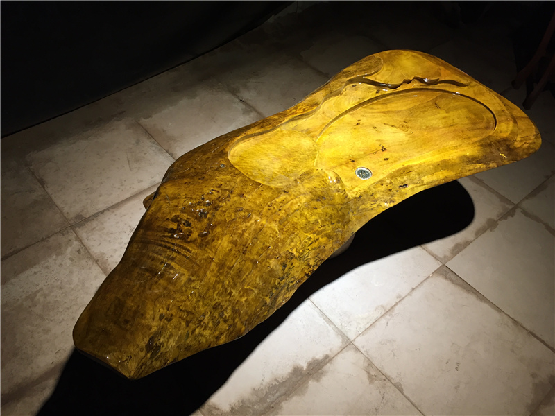 144-56-16金絲楠木茶盤