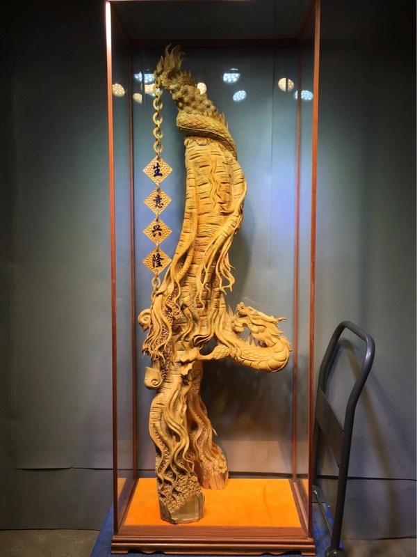 崖柏根雕木雕71-45-187生意興隆