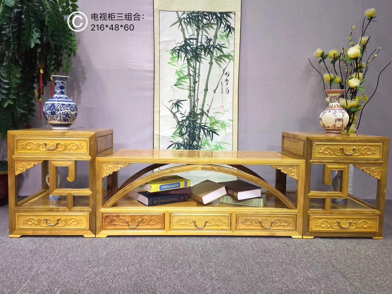 金絲楠電視柜三件套99-99-99