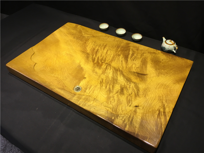 90-55-6金絲楠實(shí)木茶盤